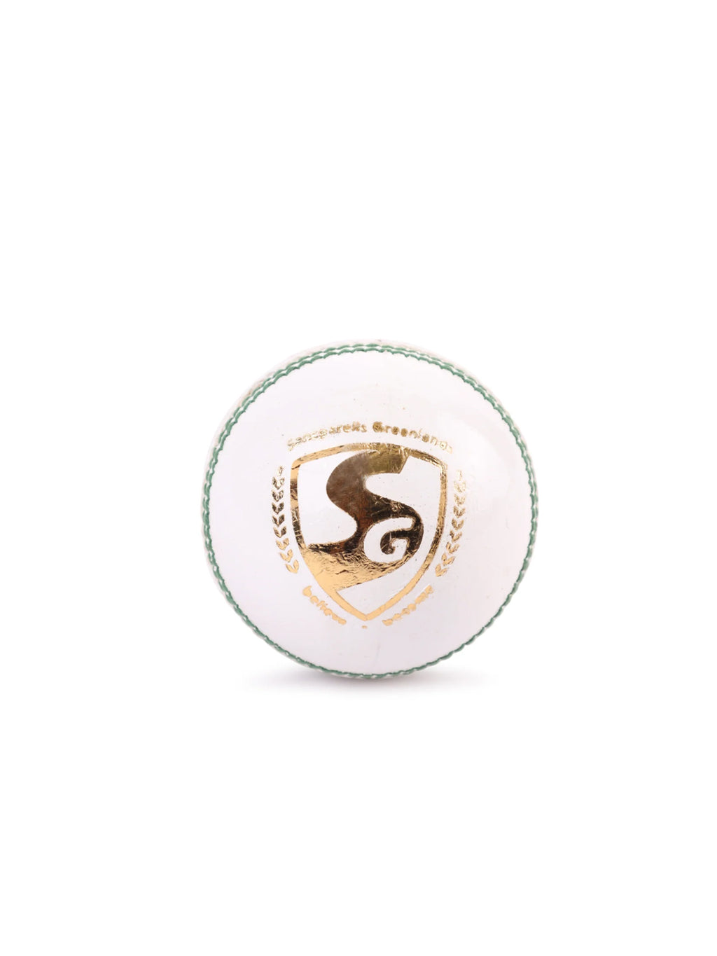 SG tournament white leather cricket ball