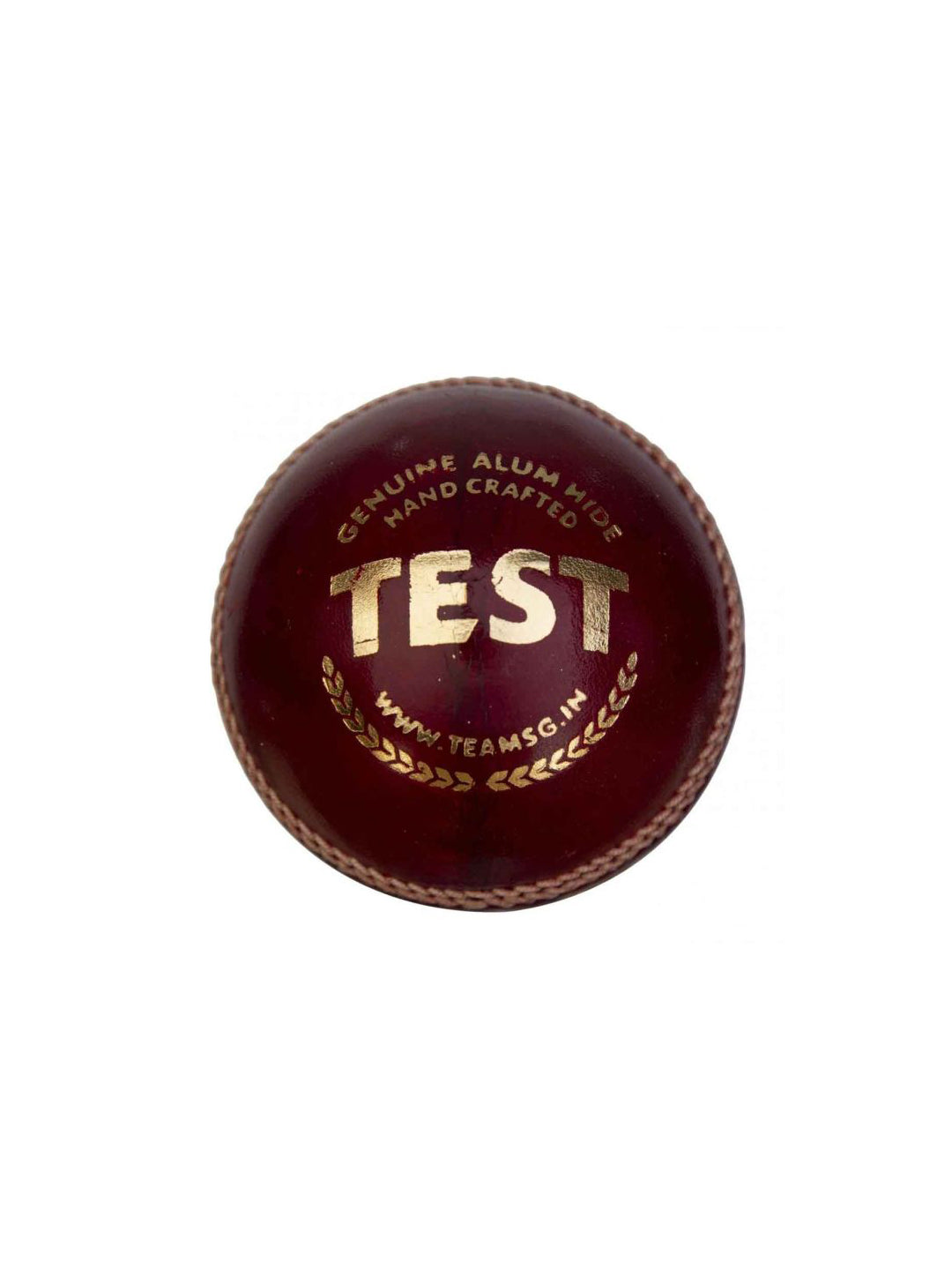 SG test red cricket ball