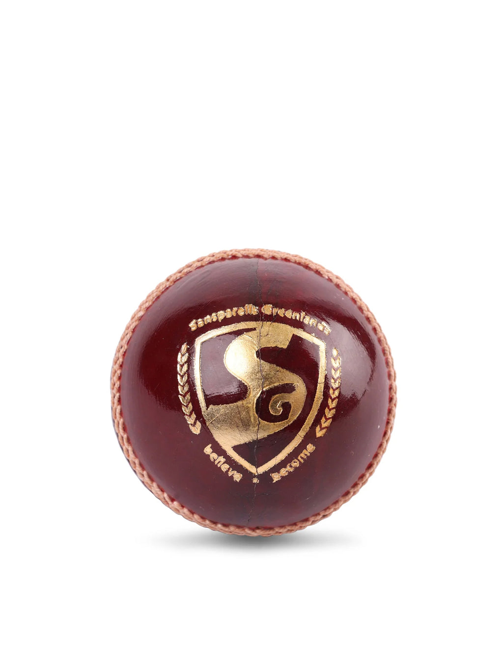 SG club red leather cricket ball