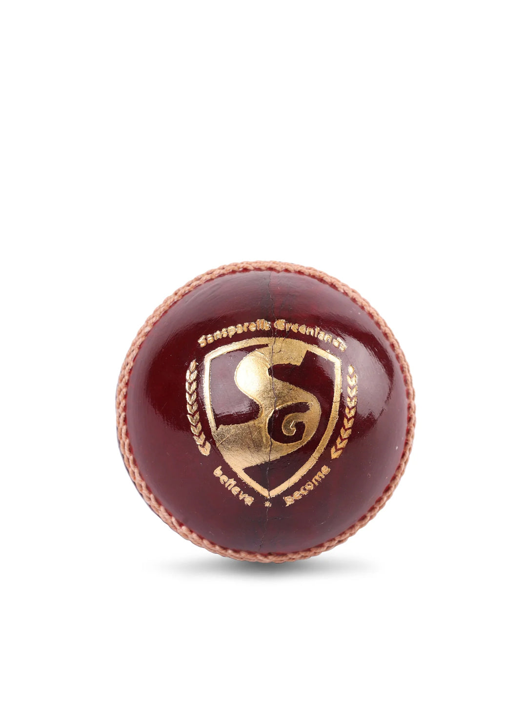 SG club red leather cricket ball
