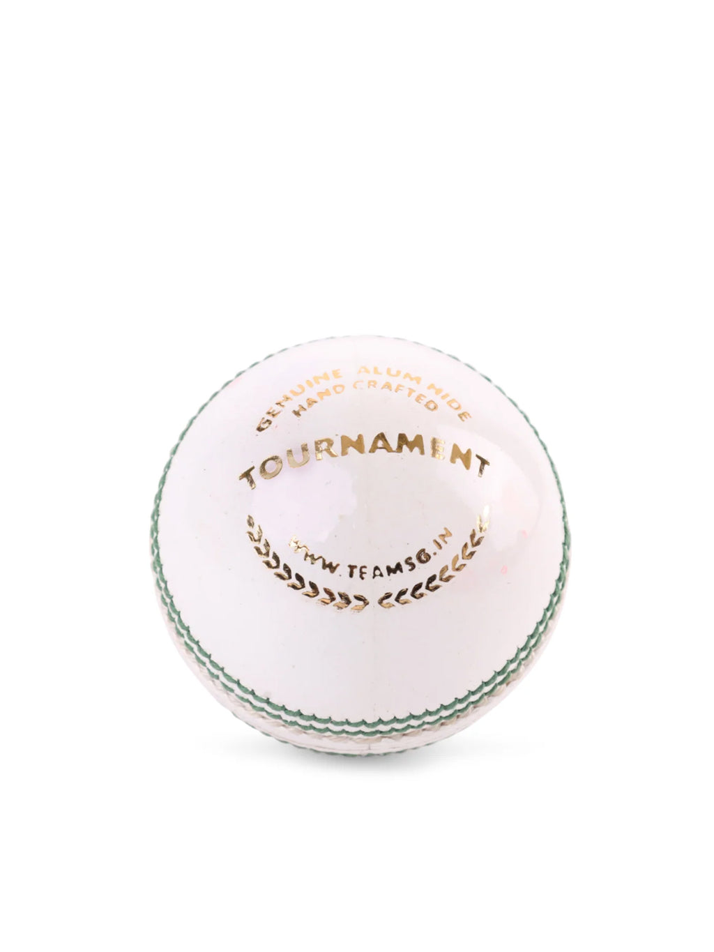SG tournament white leather cricket ball