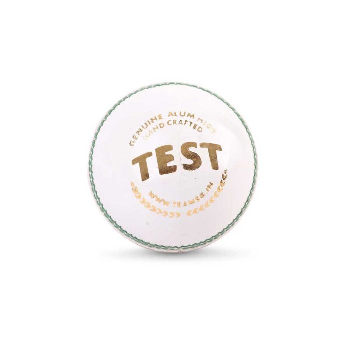 SG test white leather cricket ball